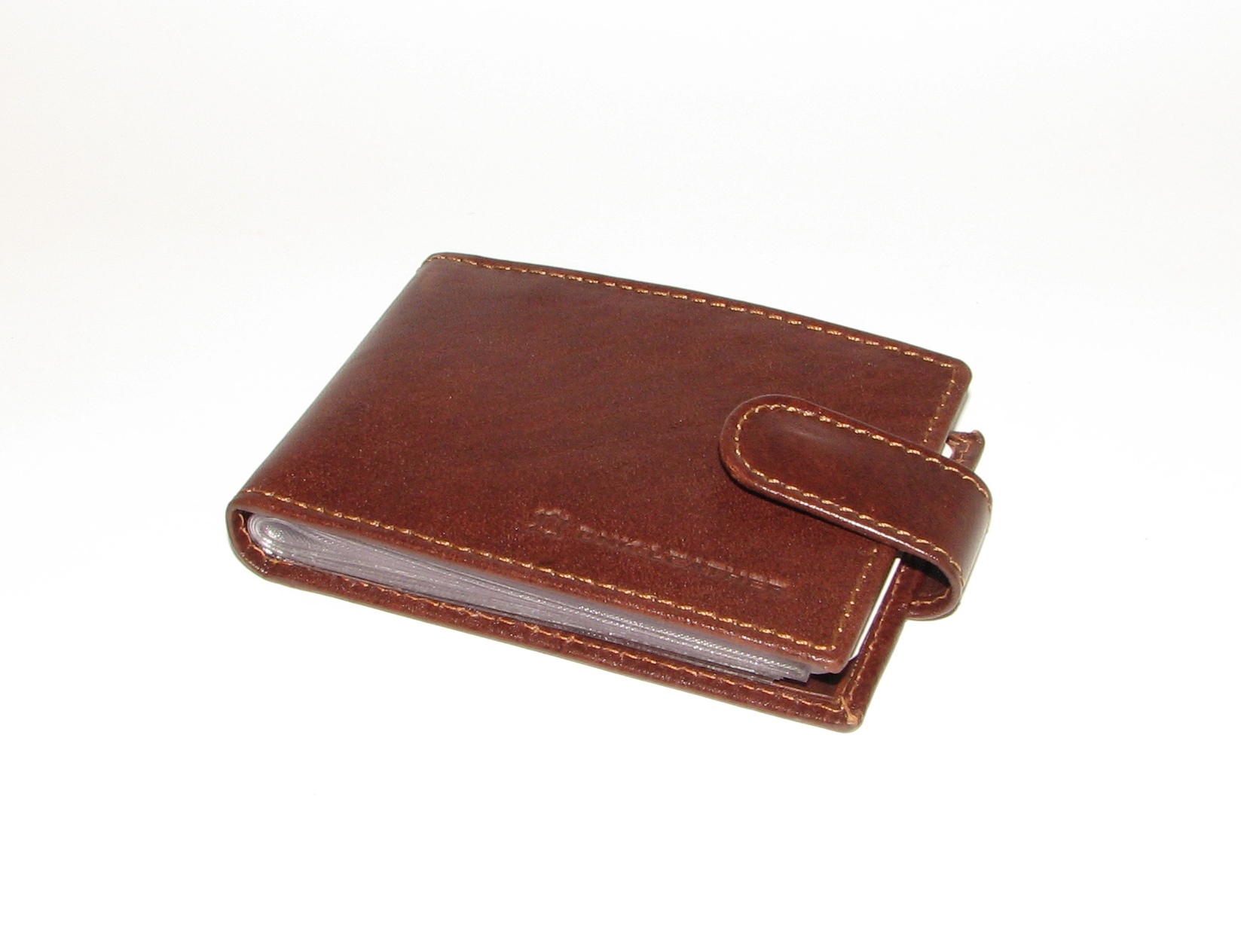 Визитница DNK Leather TW-02-VT BROWN коричневая Визитница DNK Leather TW-02-VT BROWN коричневая